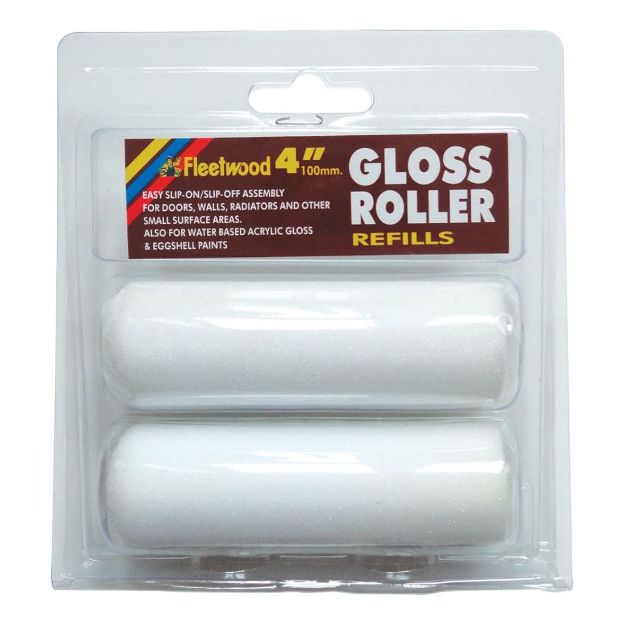 Picture of FLEETWOOD GLOSSER ROLLER SLEEVES 4" 2 PACK