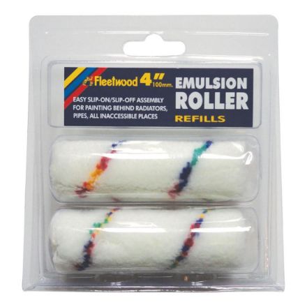 Picture of FLEETWOOD PELICAN EMULSION ROLLER 4" TWIN PACK