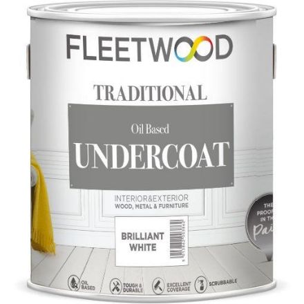 Picture of FLEETWOOD TRADITIONAL UNDERCOAT BW 250ML