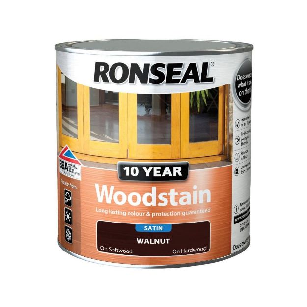 Picture of RONSEAL 10 YEAR WOODSTAIN WALNUT 750ML