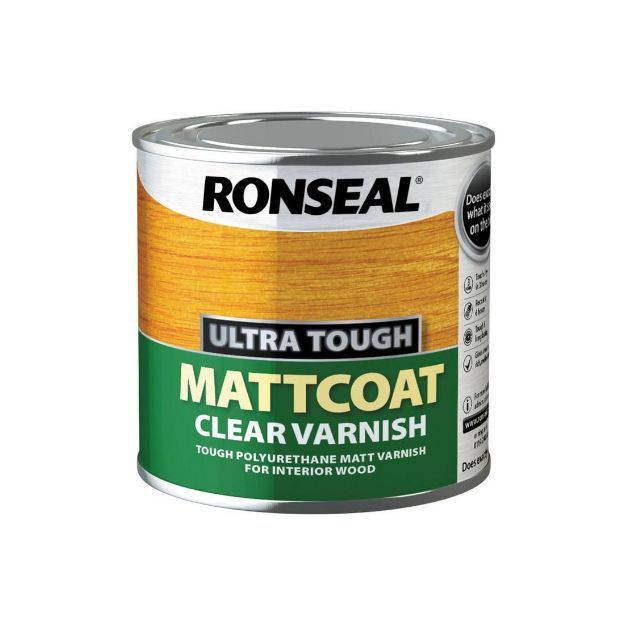 Picture of RONSEAL ULTRA TOUGH CLEAR VARNISH MATT 250ML