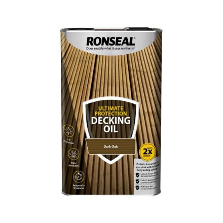 Picture of RONSEAL ULTIMATE DECKING OIL DARK OAK 5L