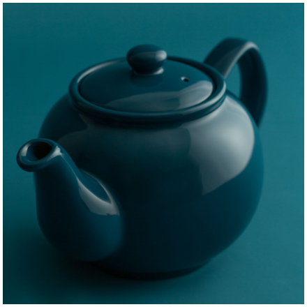 Picture of TEAL BLUE 6 CUP TEAPOT