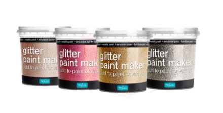Picture of SILVER GLITTER PAINT MAKER 75GR