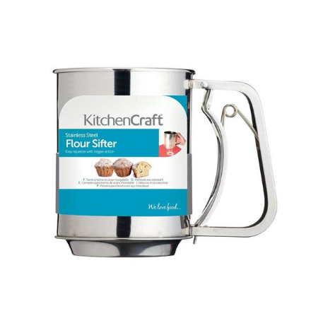 Picture of KITCHENCRAFT STAINLESS STEEL FLOUR SIFTER