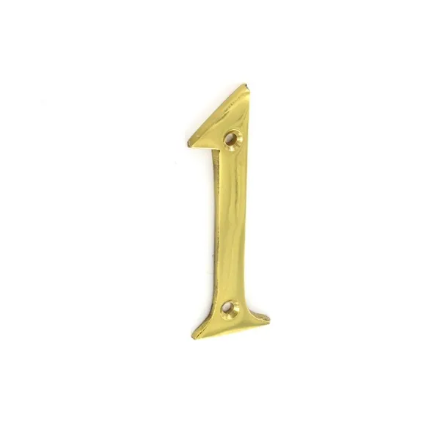 Picture of SECURIT BRASS NUMERAL NO.1 75MM