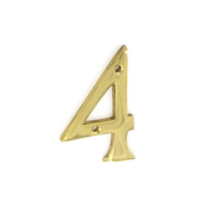 Picture of SECURIT BRASS NUMERAL NO.4 75MM