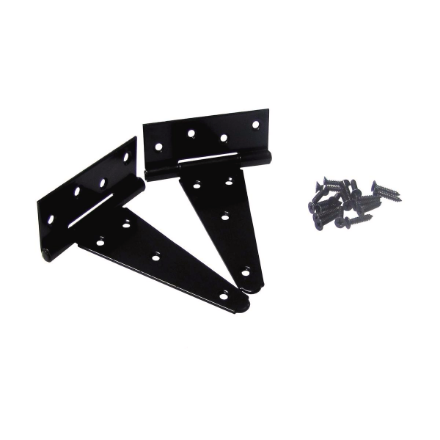 Picture of PERRY LIGHT TEE HINGES BLACK 100MM 4"