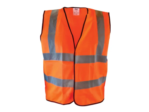 Picture of HI-VIS WAIST COAT ORANGE MEDIUM