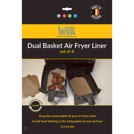 Picture of NO STIK DUAL AIR FRYER LINERS SET OF 4