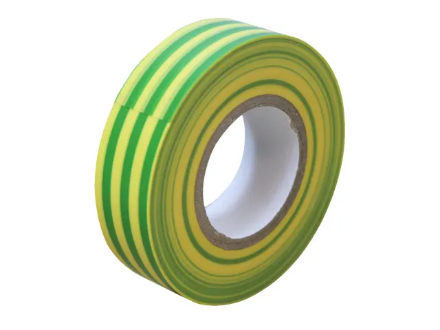 Picture of FAITHFULL PVC ELECTRICAL TAPE GREEN/YELLOW 19MM X 20M