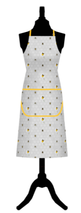 Picture of BEE HAPPY COTTON APRON