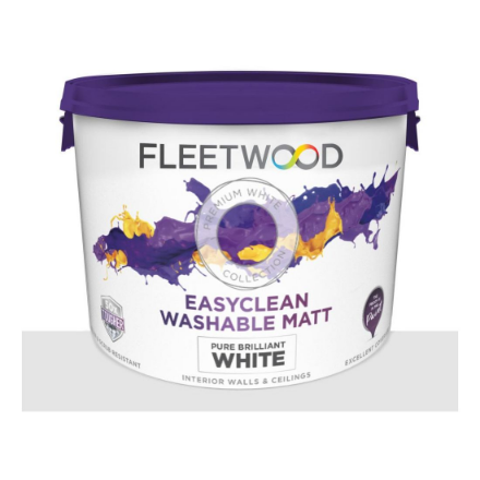 Picture of FLEETWOOD EASYCLEAN WASHABLE MATT PURE BRILLIANT WHITE 10L 