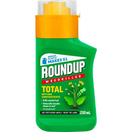 Picture of ROUND-UP TOTAL OPTIMA CONCENTRATE WEEKILLER 250ML