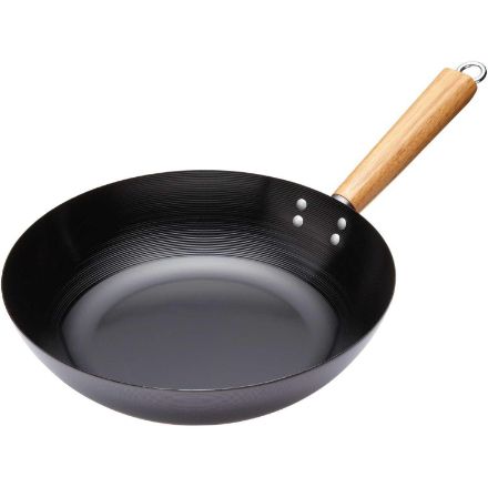 Picture of KITCHEN CRAFT CARBON STEEL NON-STICK WOK 12"