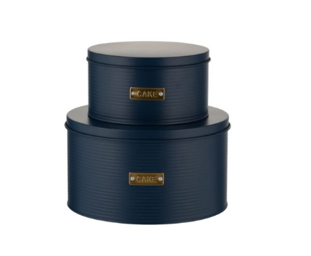 Picture of TYPHOON LIVING OTTO NAVY SET OF 2 CAKE TINS