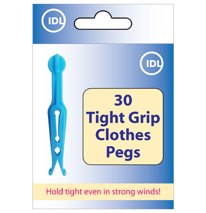 Picture of IDL 30 TIGHT GRIP CLOTHES PEGS