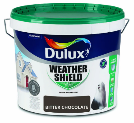 Picture of DULUX WEATHERSHIELD BITTER CHOCOLATE 10L