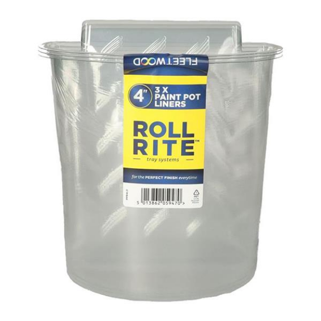 Picture of FLEETWOOD ROLL RITE PAINT POT LINERS 3 PACK