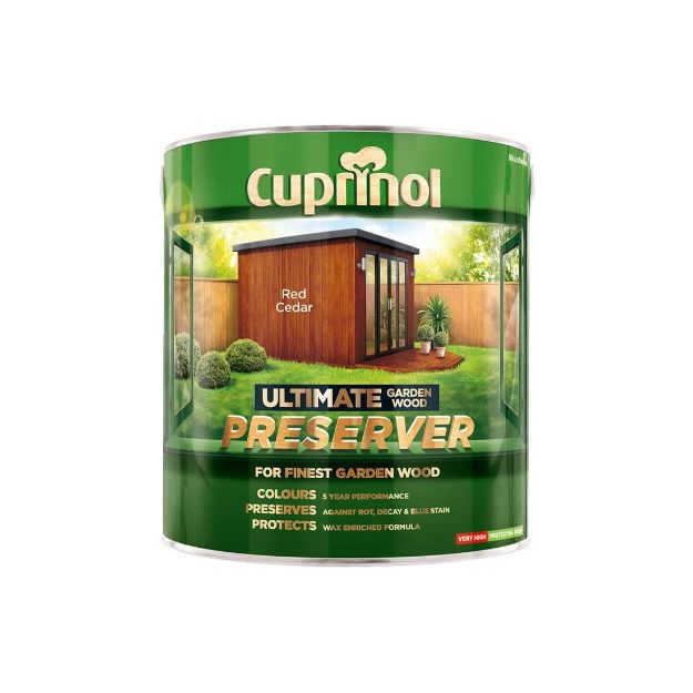 Picture of CUPRINOL WOOD PRESERVER RED CEDAR 4L