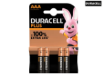 Picture of DURACELL CELL PLUS AAA BATTERIES 4 PACK