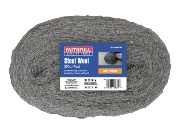 Picture of FAITHFULL STEEL WOOL MEDIUM 200G