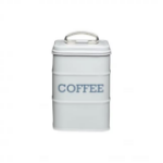 Picture of KITCHEN CRAFT LIVING NOSTALGIA COFFEE CANNISTER STEEL GREY