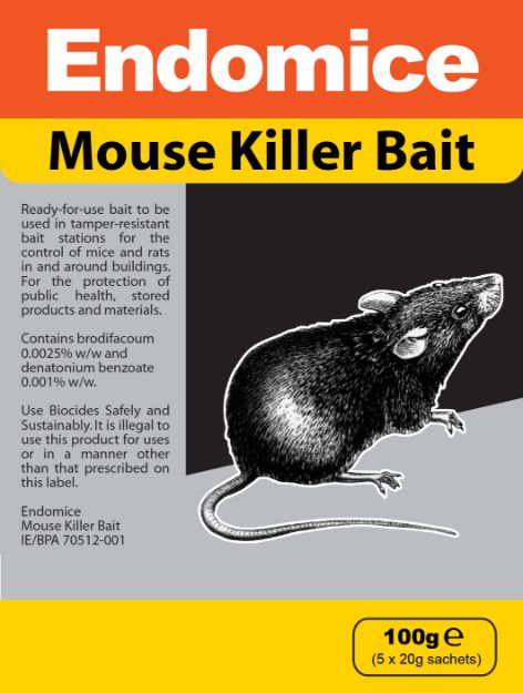 Picture of ENDOMICE MOUSE KILLER BAIT 100G