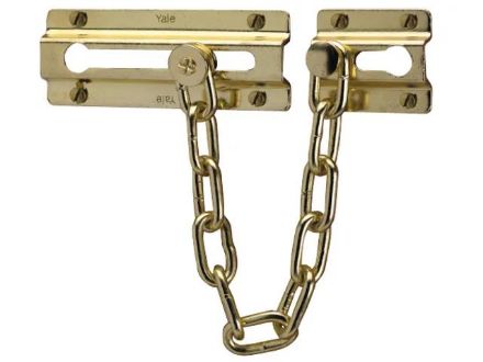 Picture of YALE P1037 DOOR CHAIN BRASS FINISH