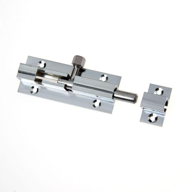 Picture of SECURIT CHROME DOOR BOLT 100MM