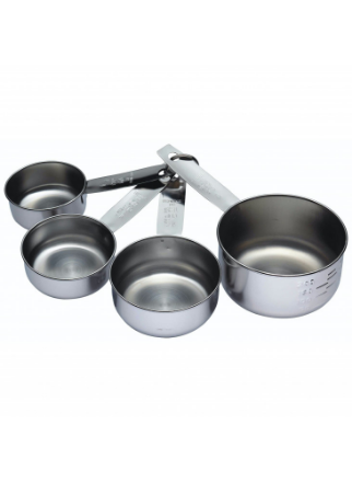 Picture of KITCHEN CRAFT STAINLESS STEEL SET OF 4 MEASURING CUPS