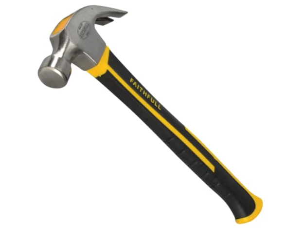 Picture of FAITHFULL CLAW HAMMER FIBREGLASS HANDLE 80Z