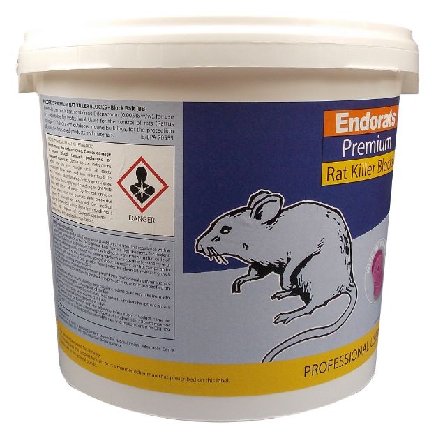 Picture of ENDORAT PREMIUM RAT BLOCKS 2.5 KG