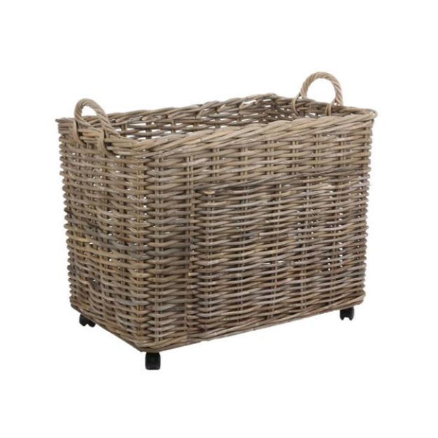 Picture of MARCIA RECTANGULAR STORAGE BASKET LARGE ON WHEELS