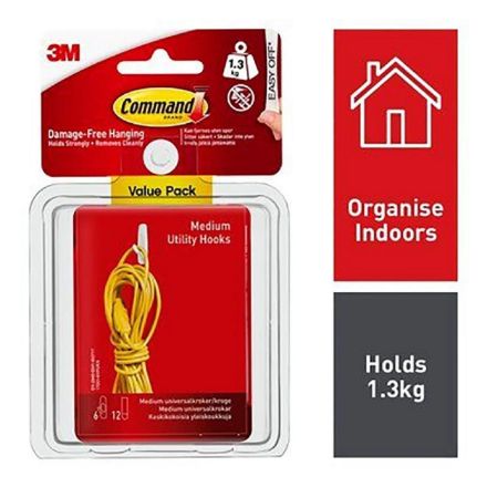 Picture of COMMAND MEDIUM UTILITY HOOKS VALUE PACK