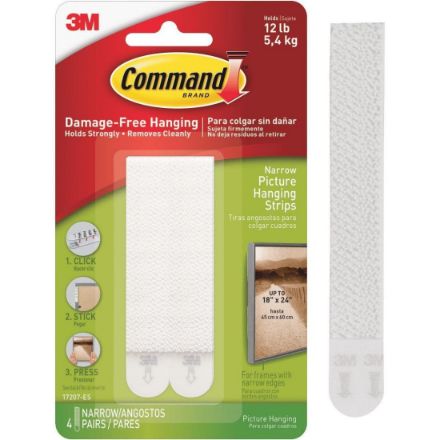 Picture of COMMAND NARROW PICTURE HANGING STRIPS