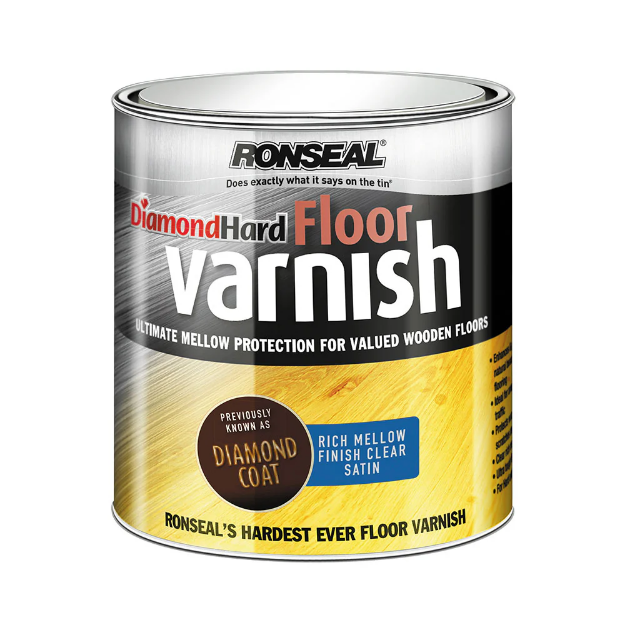 Picture of RONSEAL DIAMOND HARD MELLOW FLOOR VARNISH SATIN 2.5L