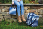 Picture of KITCHEN CRAFT LULWORTH LARGE NAUTICAL STRIPED FAMILY COOL BAG