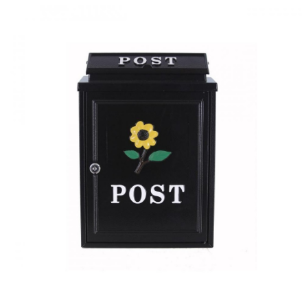 Picture of POST ZONE YELLOW SUNFLOWER DIECAST POST BOX