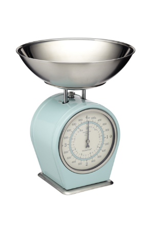 Picture of KITCHEN CRAFT LIVING NOSTALGIA MECHANICAL KITCHEN SCALES BLUE