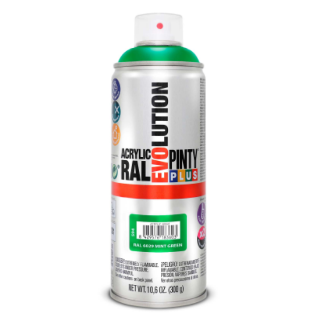 Picture of PINTY PLUS EVOLUTION SPRAY PAINT MINT GREEN 400ML