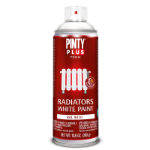 Picture of PINTY PLUS TECH RADIATOR SPRAY PAINT WHITE GLOSS 400ML