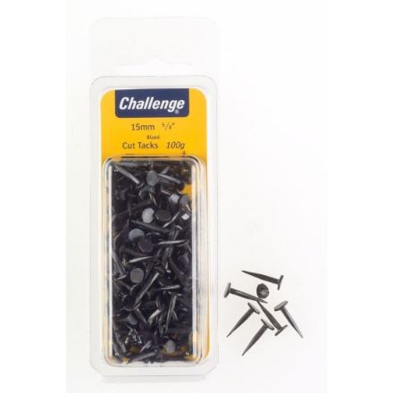 Picture of CHALLENGE BLUED CUT TACKS 15MM 100G