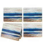 Picture of CREATIVE TOPS BLUE ABSTRACT PACK OF SIX PREMIUM PLACEMATS