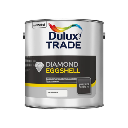 Picture of DULUX TRADE DIAMOND EGGSHELL MEDIUM BASE 2.5L