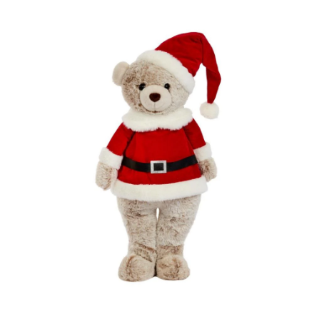 Picture of THREE KINGS TEDDY SANTA LARGE 50CM