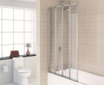 Picture of AQUALUX CHROME 4 FOLDING BATH SCREEN