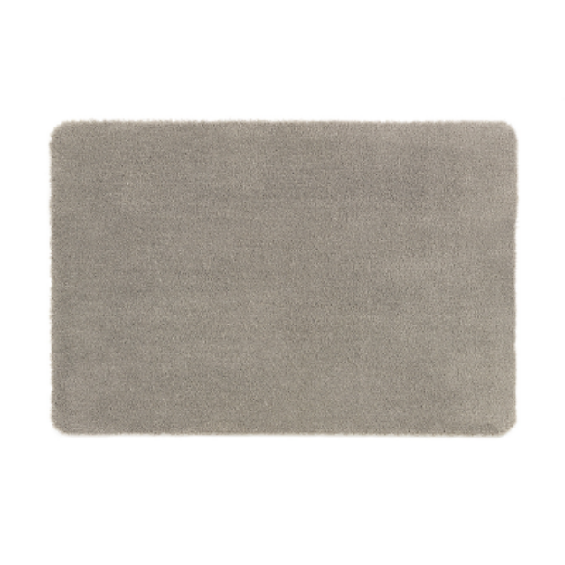 Picture of mat 50 x 150 cm soft washable. ghost grey.