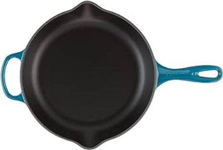 Picture of LE CREUSET CAST IRON DEEP TEAL SKILLET