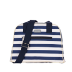 Picture of KITCHEN CRAFT LULWORTH 11.5L BLUE STRIPE HOLDALL STYLE COOL BAG